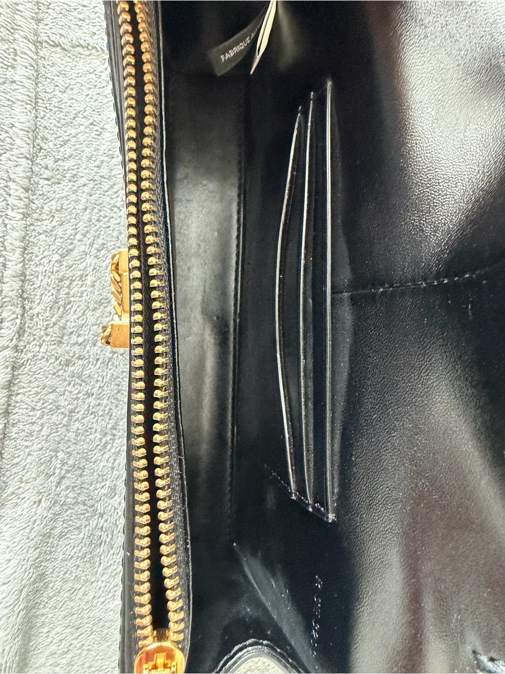 Marc Jacobs Black Leather The Glam Shot Shoulder Bag Gold Chain - Picture 3 of 4